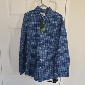 NWT L.L. Bean Men's Wrinkle-Free Kennebunk Sport Shirt, Traditional Fit Sz L